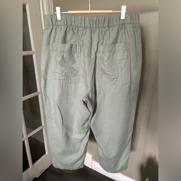 Gap Sage Green Linen Pant (L Petite) - Picture 8 of 8